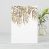 Goudpalmboom (goudpalm) kaart (Staand voorkant)