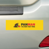 Goudpanning-sticker Bumpersticker (Op auto)