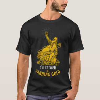 Goudpanterdesign honkbalmouw t-shirt