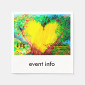 goudpapier servet (Voorkant)