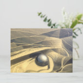 goudparel bedankkaart (Staand voorkant)