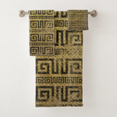 goudpatroon bad handdoek (Insitu)