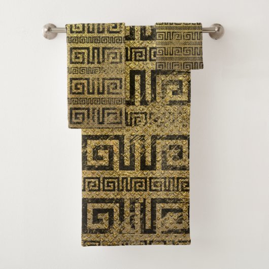  goudpatroon bad handdoek (Insitu)
