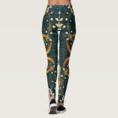  goudpatroon, klassiek oosters ontwerp. leggings (Achterkant)
