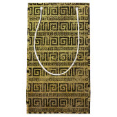  goudpatroon klein cadeauzakje (Voorkant)