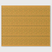 Goudpatroon met reliëfdruk cadeaupapier (Vlak)