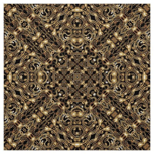  goudpatroon stof (Swatch)