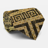  goudpatroon stropdas (Opgerold)