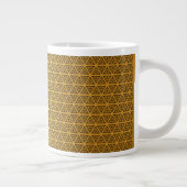 Goudpatroonmonogram van Jumbo Grote Koffiekop (Rechts)