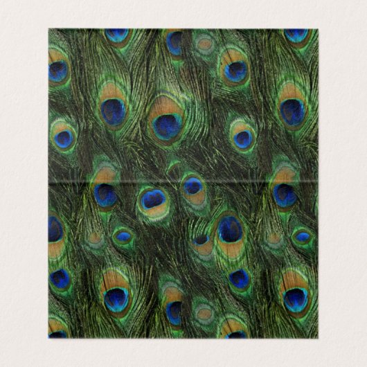 goudpauw kaart (Binnenkant ongevouwen)