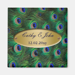 goudpauwoog met uitzondering van datum magneet