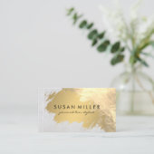 Goudpenseelmarmer Visitekaartje (Staand voorkant)