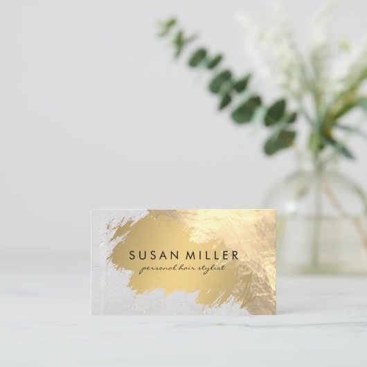 Goudpenseelmarmer Visitekaartje (Staand voorkant)