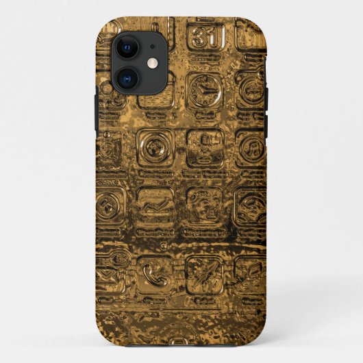 Goudpictogrammen voor mobiele telefoons Case-Mate iPhone case (Achterkant)