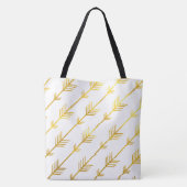 Goudpijlen Tote Bag (Achterkant)
