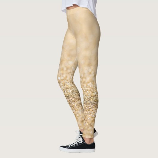 goudpleisters met gouden nevel leggings (Links)