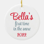 Goudpooiel, aangepast keramisch ornament (Achterkant)