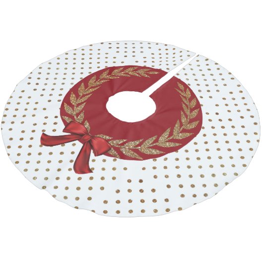 goudpootboomrok kerstboom rok (Gekanteld)