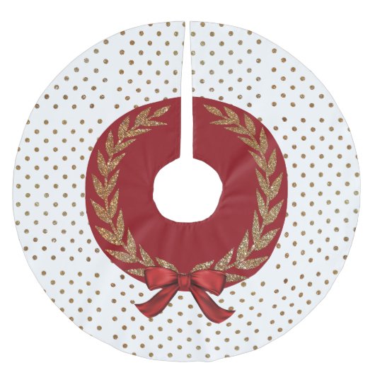 goudpootboomrok kerstboom rok (Voorkant)