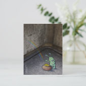 goudpot van de sluggo briefkaart (Staand voorkant)