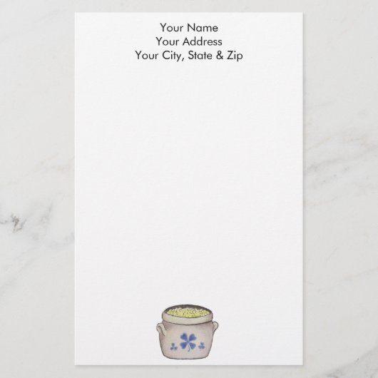 Goudpotje Briefpapier (Voorkant)