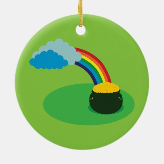 Goudpotje Keramisch Ornament (Achterkant)