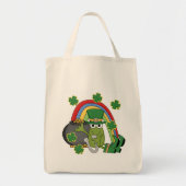 Goudpotje met kikkershirts en cadeautjes tote bag (Voorkant)