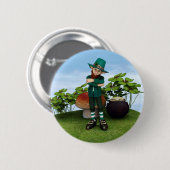 Goudpotje Ronde Button 5,7 Cm (Voorkant /achterkant)