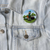 Goudpotje Ronde Button 5,7 Cm (In situ)