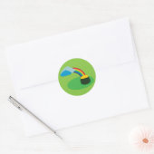 Goudpotje Ronde Sticker (Envelop)