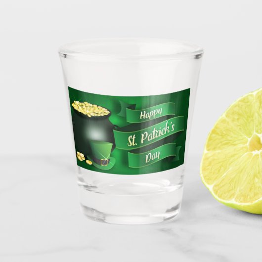 Goudpotje Shot Glas (Voorkant)