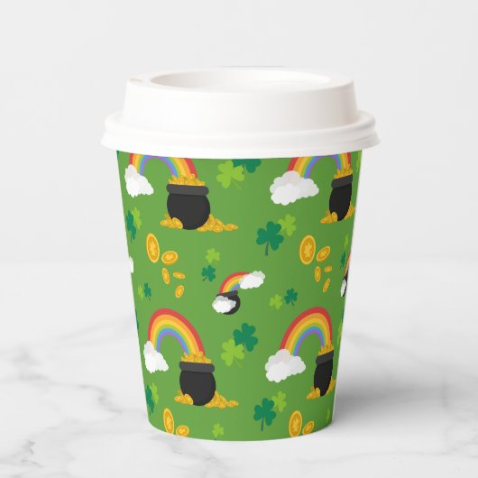 goudpotten papieren bekers (Achterkant)