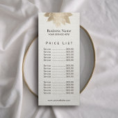  goudprijslijst reclamekaart