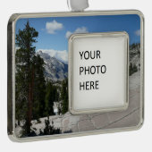 Goudpunt III in het nationaal park Yosemite Verzilverd Omlijst Ornament (Rechts)