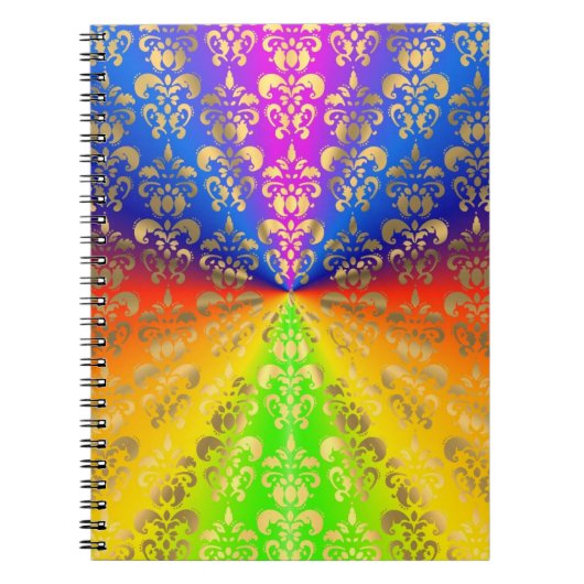 goudregenboogdamp notitieboek (Voorkant)