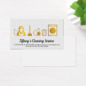 Goudreinigingspictogrammen | Tegel Visitekaartje (Bureau)