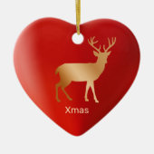 Goudrendieren en kalligrafie keramisch ornament (Voorkant)