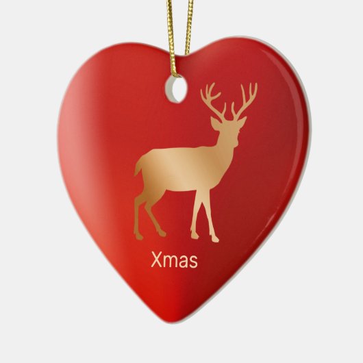 Goudrendieren en kalligrafie keramisch ornament (Links)