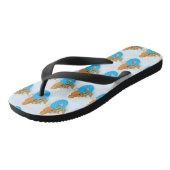 goudreuzenzeemeermin teenslippers (Schuin)