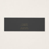 Goudringen die een visitekaartje hebben (Achterkant)