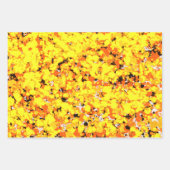 Goudrode spetterende verf inpakpapier vel (Voorkant 2)