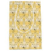 Goudroede Verticale Cadeautas Flowing Beauty (Voorkant)