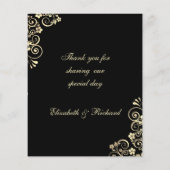  goudrondje op het zwarte-budgetmenu (Achterkant)