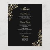  goudrondje op het zwarte-budgetmenu (Voorkant)