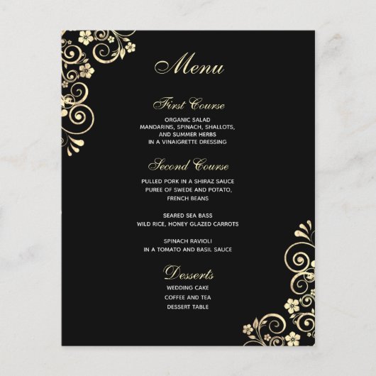  goudrondje op het zwarte-budgetmenu (Voorkant)