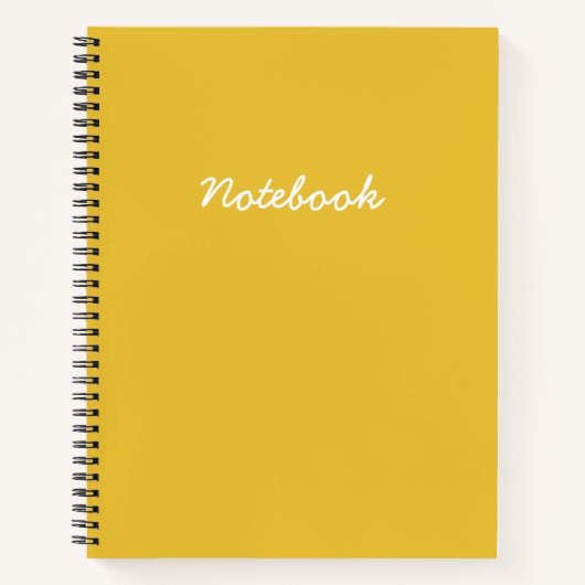 Goudrood Geel Notitieboek (Voorkant)