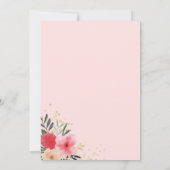 Goudroze waterverf voor oraal gebruik kaart (Achterkant)