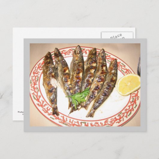 Goudsardines Briefkaart (Voorkant / Achterkant)