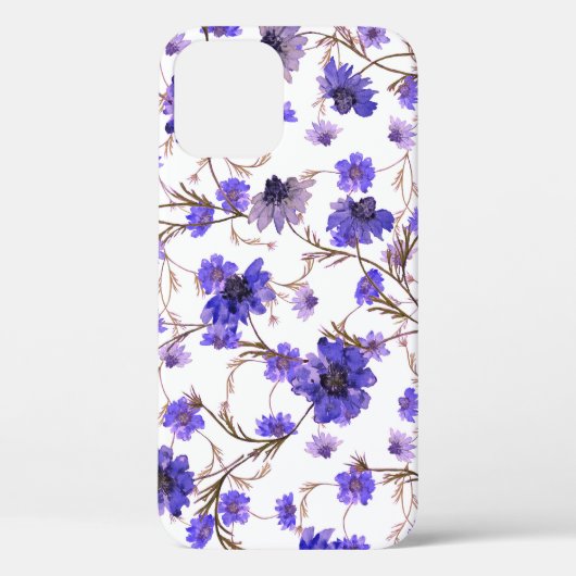 goudsbloem bloemen, bloemig naadloos behang Case-Mate iPhone case (Achterkant)