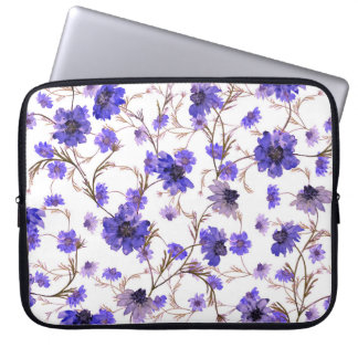 goudsbloem bloemen, bloemig naadloos behang laptop sleeve